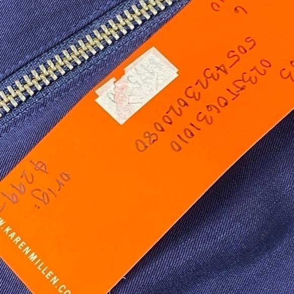 Karen Millen women’s zip up jacket two tone, blue black, elastic waist NWT NEW - Picture 13 of 13